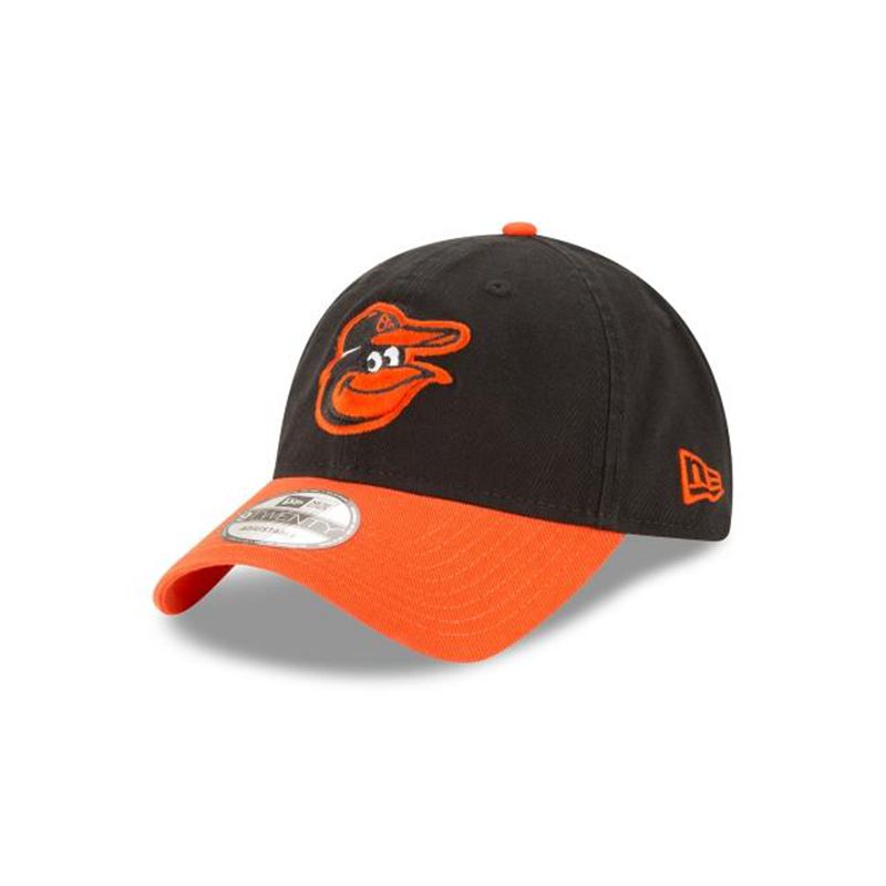 MLB Baltimore Orioles Core Classic Road 9Twenty Adjustable (OIN0622) - Black New Era Caps